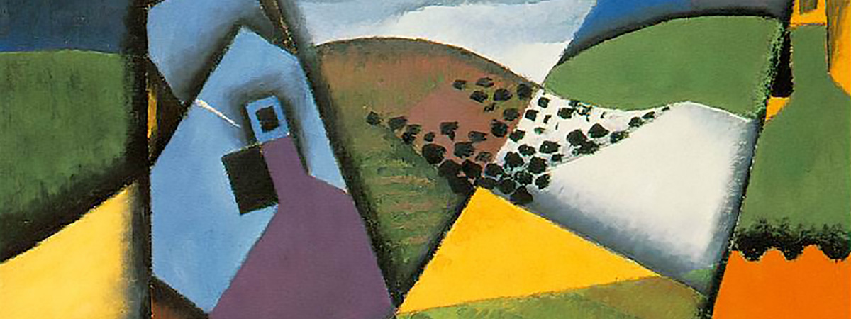 Juan Gris - Landscape with House at Ceret
